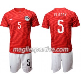 Completo Calcio Egitto Elneny 5 Bambino Divisa Prima 2019